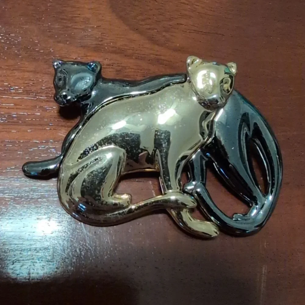 Vintage Liz Claiborne 2-Tone Leopard Panther 
